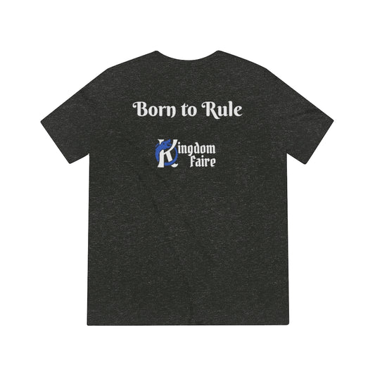 Unisex Triblend Tee - Royal - Born to Rule